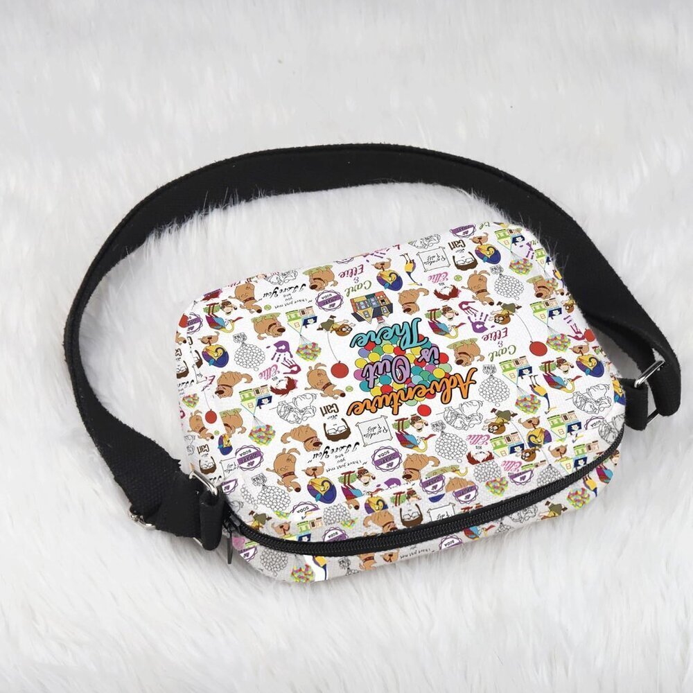 Adventure Is Out There Crossbody Bag Waterproof Polyester Travel Shoulder Bag - Picture 7 of 7